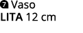  Vaso lita 12 cm