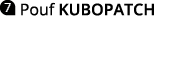  Pouf kubopatch