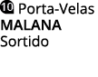  Porta-Velas MALANA Sortido