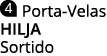  Porta-Velas HILJA Sortido