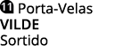  Porta-Velas VILDE Sortido
