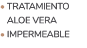    Tratamiento aloe vera   Impermeable