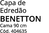 Capa de Edredão benetton Cama 90 cm Cód  404635