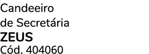 Candeeiro de Secret ria zeus C d. 404060
