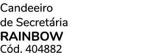 Candeeiro de Secret ria rainbow C d. 404882