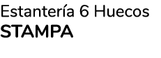 Estantería 6 Huecos stampa
