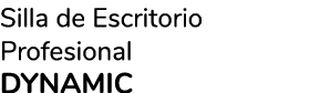 Silla de Escritorio Profesional DYNAMIC 