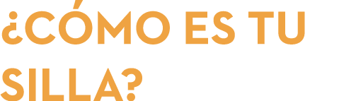  CÓMO ES TU SILLA  