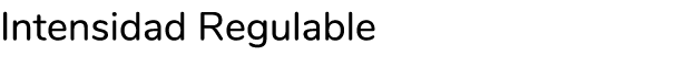Intensidad Regulable 