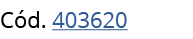 Cód  403620