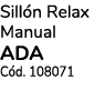 Sill n Relax Manual ADA C d. 108071