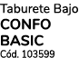 Taburete Bajo CONFO BASIC C d. 103599
