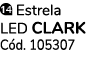 ￼ Estrela LED CLARK C d. 105307