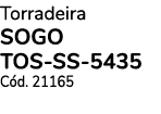 Torradeira SOGO TOS SS 5435 C d. 21165 