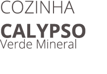 Cozinha calypso Verde Mineral