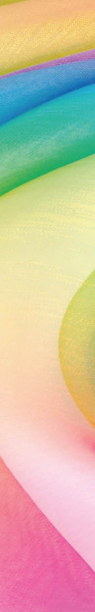 organza fabric in rainbow color