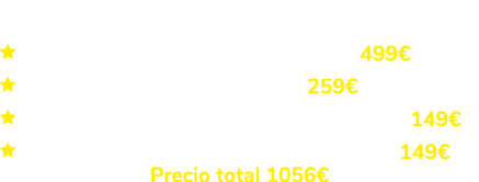 dormitOrio Tizziano 5 0:  Canapé 150x190 cm  Cód  390347 499   Cabecero cama  Cód  390348 259   Mesita 3 cajones izqu   