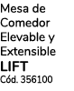 Mesa de Comedor Elevable y Extensible LIFT C d. 356100