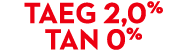 TAEg 2,0% tan 0% 