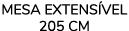 mesa Extensível 205 cm