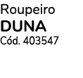 Roupeiro duna Cód  403547