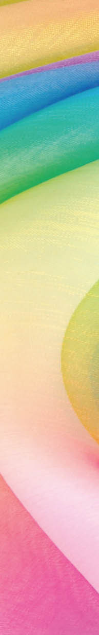 organza fabric in rainbow color