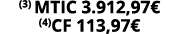 (3) MTIC 3 912,97  (4)CF 113,97 
