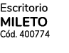 Escritorio mileto Cód  400774 