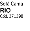 Sofá Cama rio Cód  371398