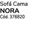 Sofá Cama nora Cód  376820