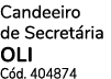 Candeeiro de Secret ria Oli C d. 404874