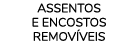 Assentos e encostos remov veis