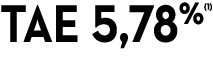 TAE 5,78%(1)