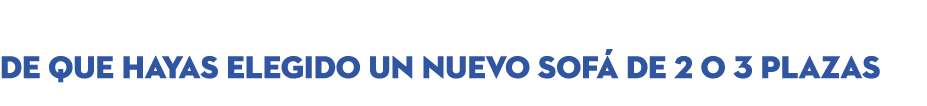 Tu salón nunca volverá a ser el mismo después de que hayas elegido un nuevo sofá de 2 o 3 plazas