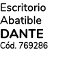 Escritorio Abatible dante Cód  769286