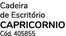 Cadeira de Escritório capricornio Cód  405855
