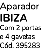 Aparador ibiza Com 2 portas e 4 gavetas Cód  395283