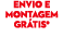 Envio e montagem grátis*