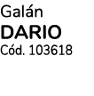 Gal n DARIO C d. 103618