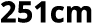 251cm 
