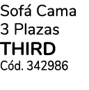 Sof Cama 3 Plazas THIRD C d. 342986