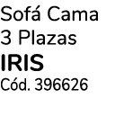 Sof Cama 3 Plazas iris C d. 396626 
