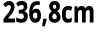 236,8cm 