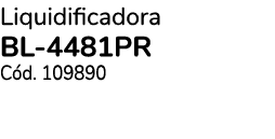 Liquidificadora BL 4481PR C d. 109890