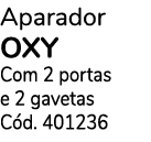 Aparador oxY Com 2 portas e 2 gavetas C d. 401236