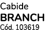 Cabide branch C d. 103619