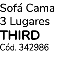 Sof Cama 3 Lugares THIRD C d. 342986