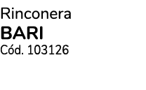 Rinconera bari C d. 103126