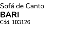 Sof de Canto bari C d. 103126