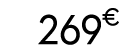 269 € 00